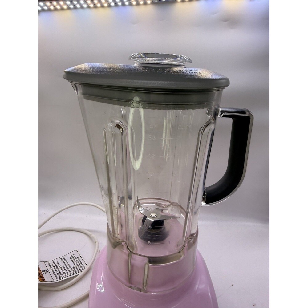 Kitchen Aid Cook For The Cure KSB560PK0 Pink Blender Mixer 7 Cup Works - Picture 4 of 16
